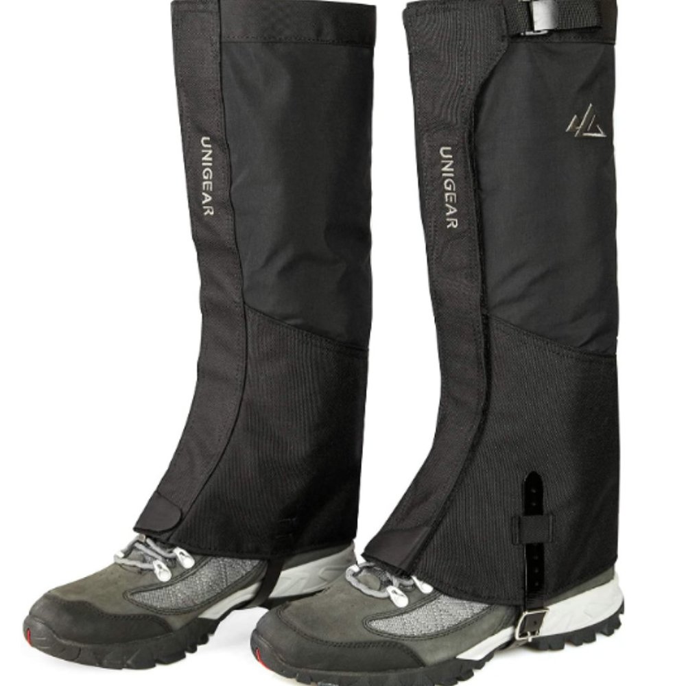 Unigear Snow Leg Gaiters, 1000D Fabric Waterproof Boot Gaiters for Hiking Walkin